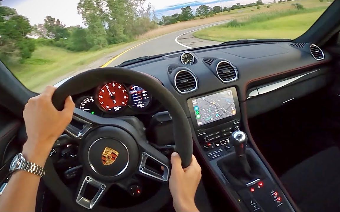 【第一视角】2021保时捷718cayman gts 4.0 (6速手动挡) 试驾