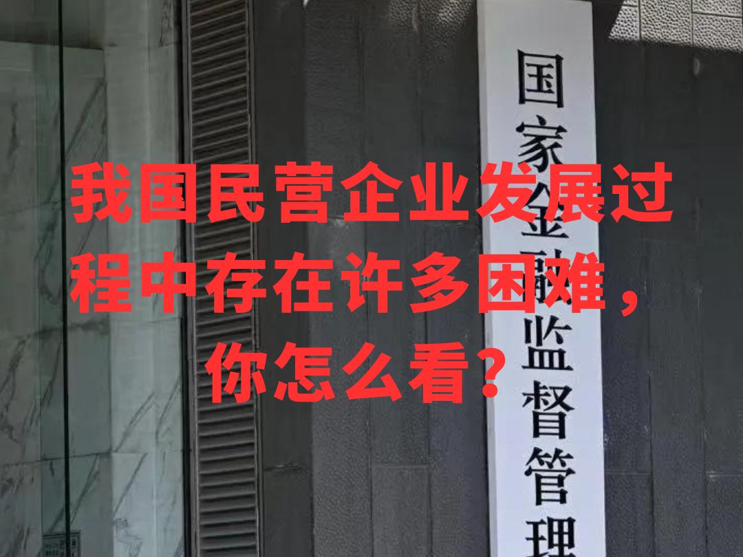 对民营企业发展过程中的困难,你怎么看?|24年国考金监局面试真题|3月10号金管局面试财经岗专业第六题|国考面试|国家金融监督管理局面试|金管局面试|面...