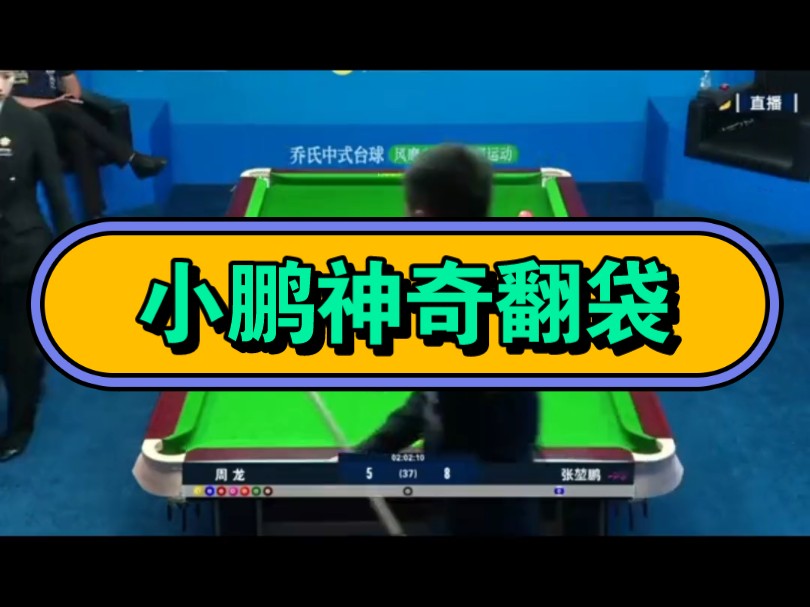 张堃鹏这黑八翻中堪称一绝!哔哩哔哩bilibili