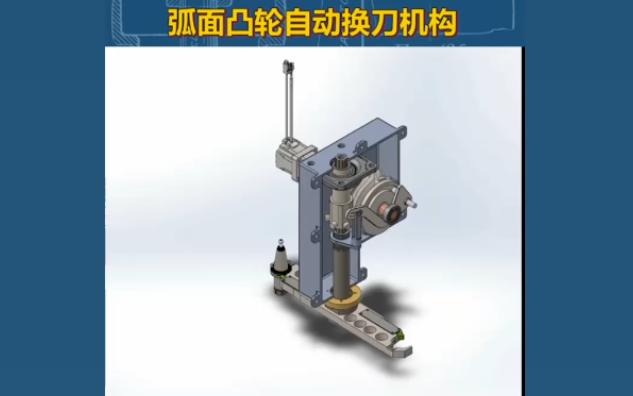 弧面凸轮自动换刀机构