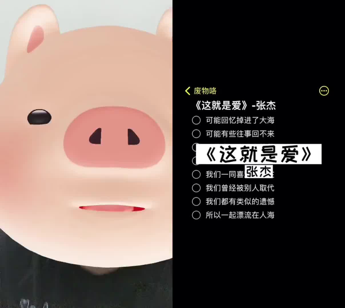 你有好几次问我那是什么这就是爱张杰唱歌这就是爱翻唱dou小助