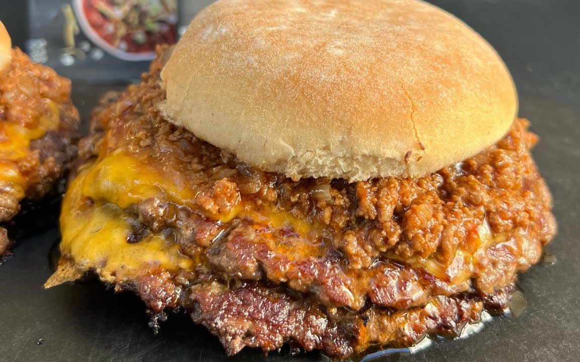 俄克拉荷马风肉酱芝士大汉堡