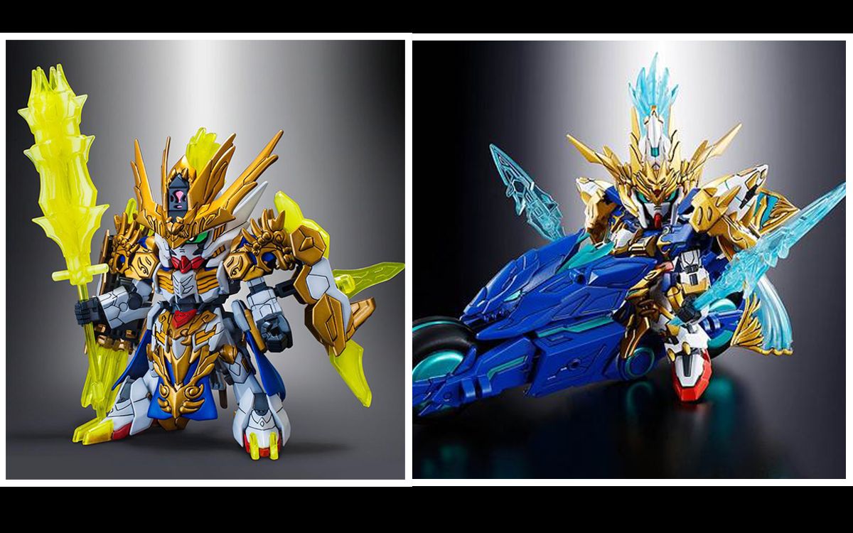 飘阳模玩万代sd创杰传马超赵云