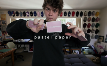 花切粉色方丹宣传片粉蜡的纸PASTEL PAPER  Cardistry Zach Mueller  2016哔哩哔哩bilibili