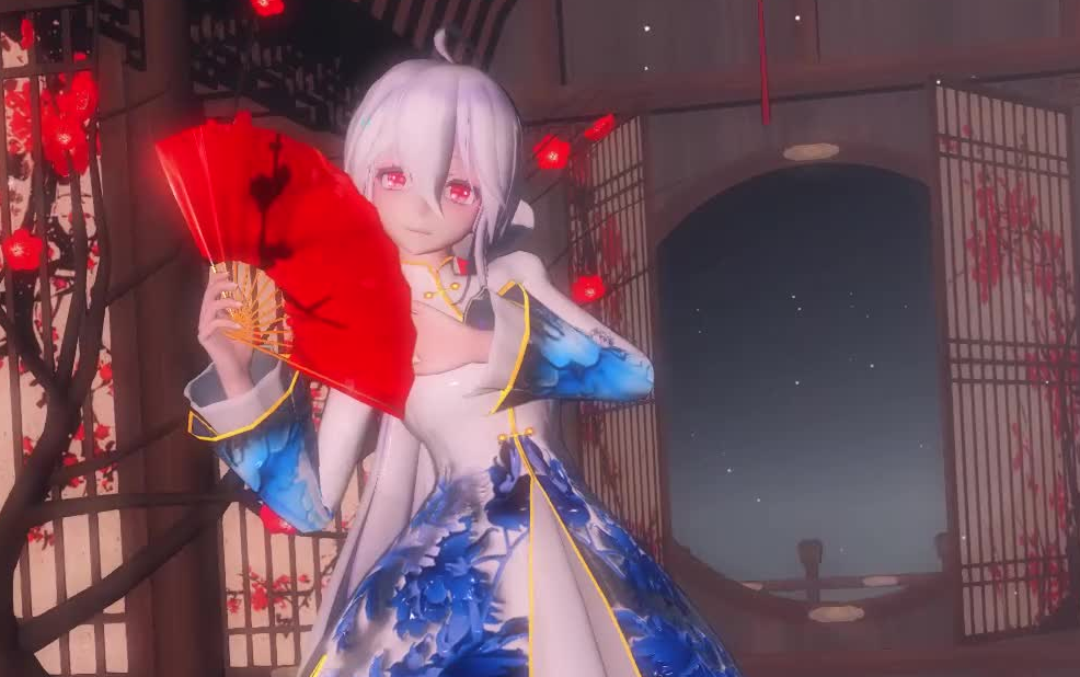 【弱音/mmd】寄明月 青花瓷版
