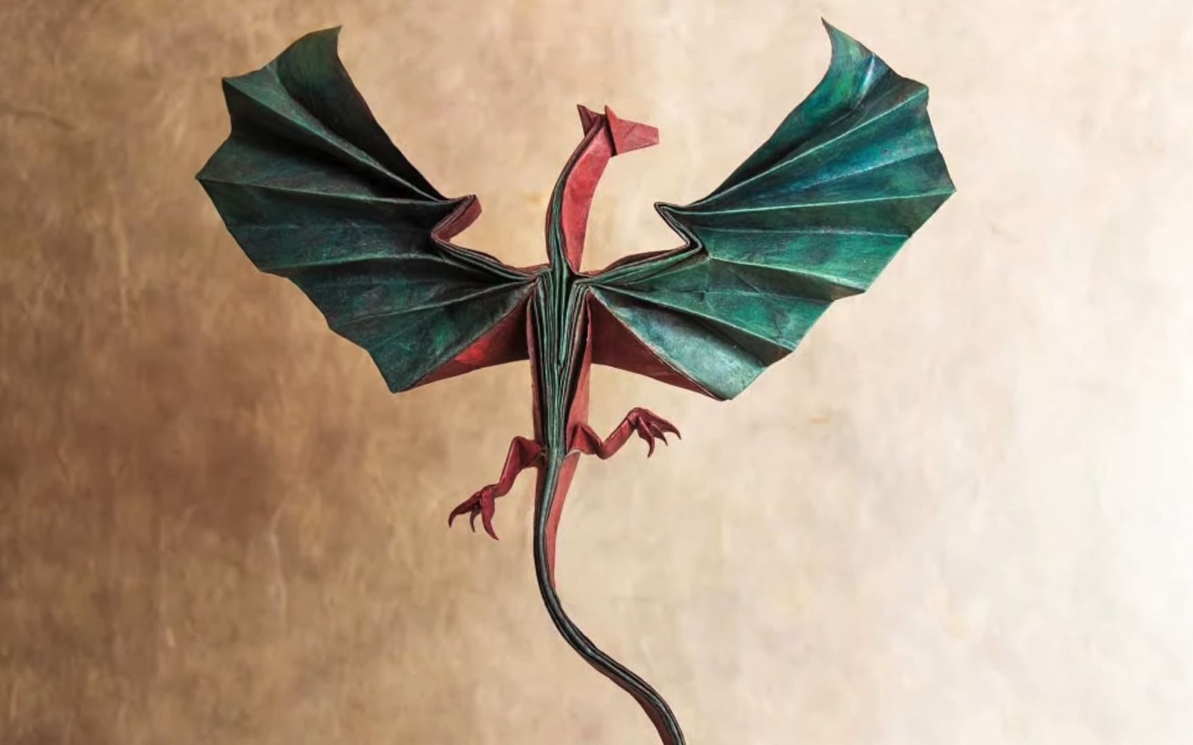 jms origami 飞龙折纸教程origami flying dragon by huang zhen