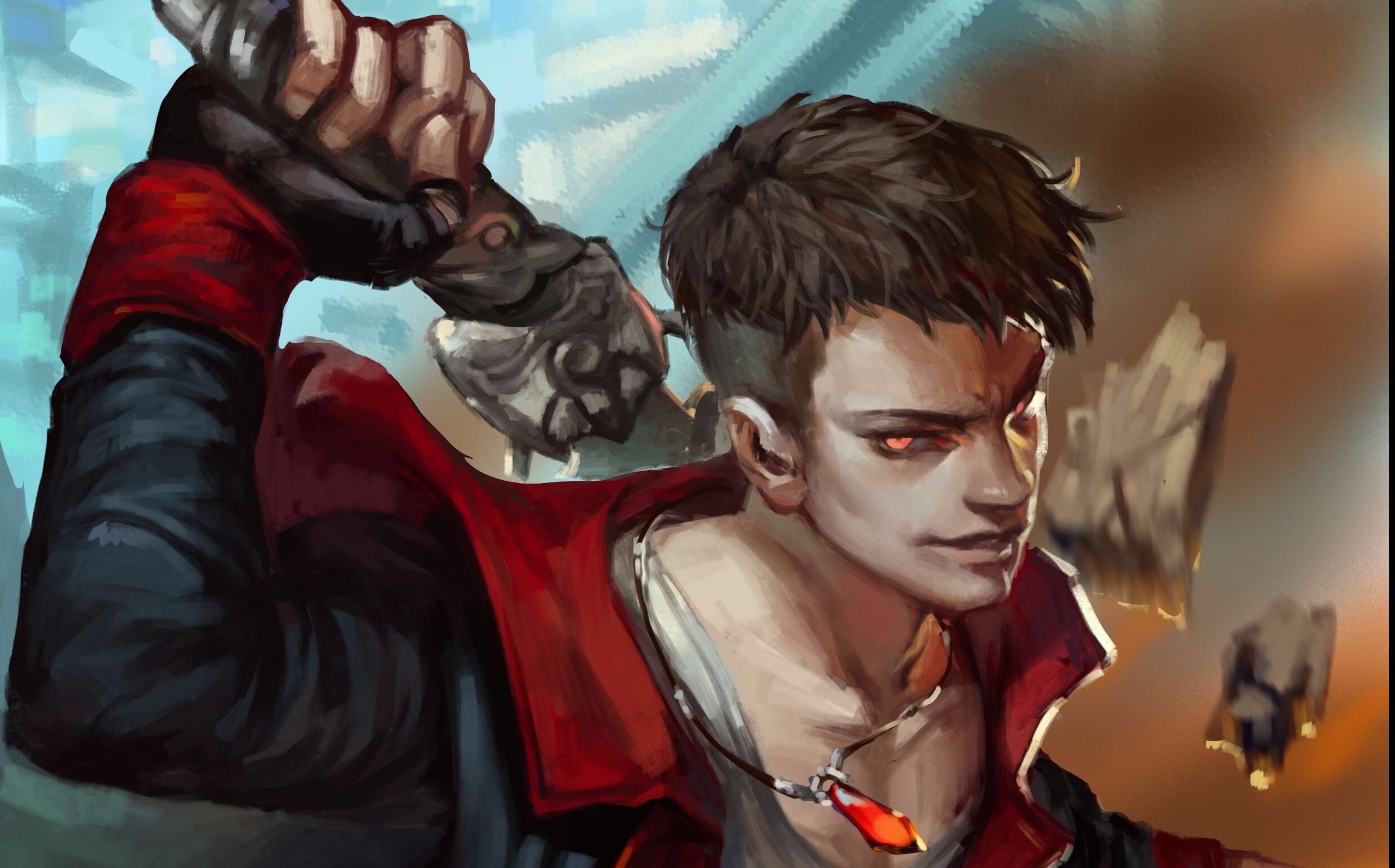 【dmc】新鬼泣但丁拼接场景战_哔哩哔哩 (゜-゜)つロ 干杯~-bilibili