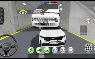 Download Video: 【3D驾驶教室】我把韩国的警车顶着开走了！