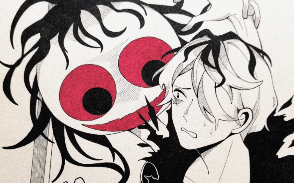 【手绘/ib恐怖美术馆】garry和掉san娃娃