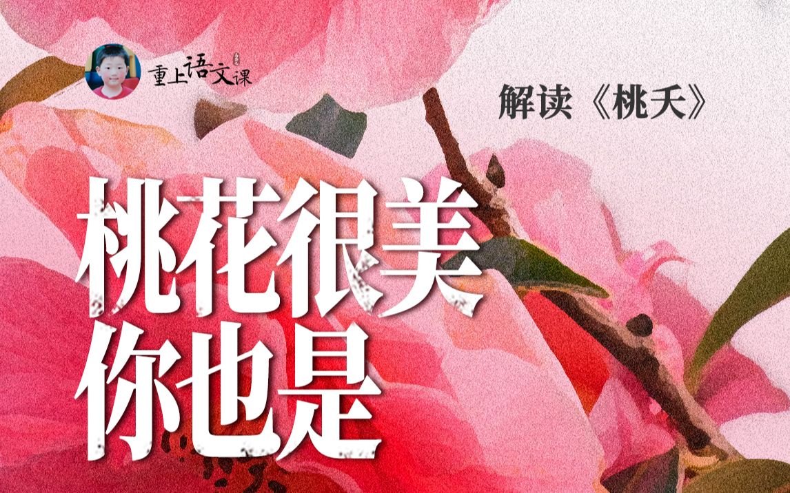 【高盛元】祝你一生幸福丨解读《桃夭》哔哩哔哩bilibili