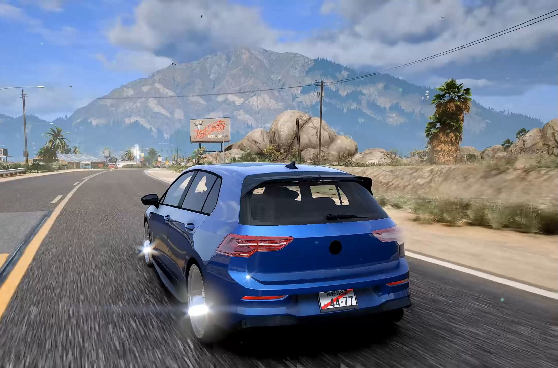 从未见过的游戏真实感 gta大众高尔夫mod开启4k神奇之旅