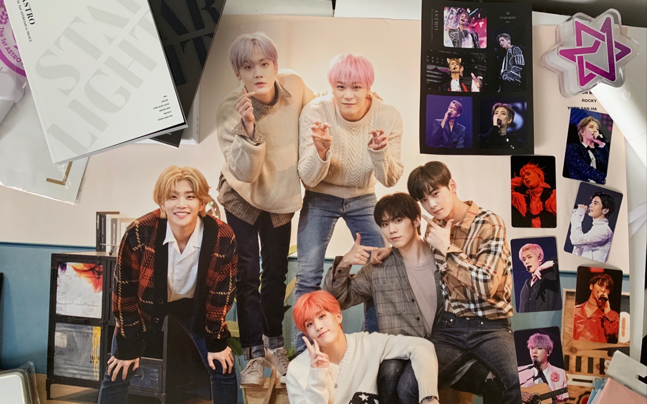 活动作品astro杂七杂八的开箱视频其中最重要的是演唱会dvd开箱