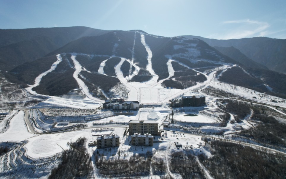 滑雪⛷度假胜地—宝鸡太白鳌山滑雪场哔哩哔哩bilibili