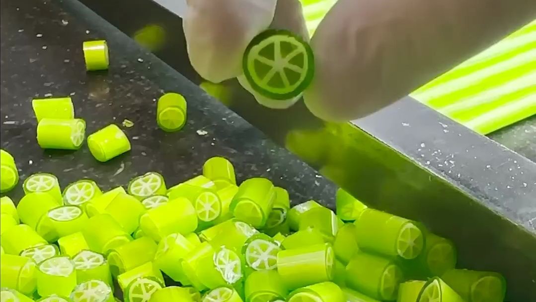 【绿色】青柠糖果制作过程
