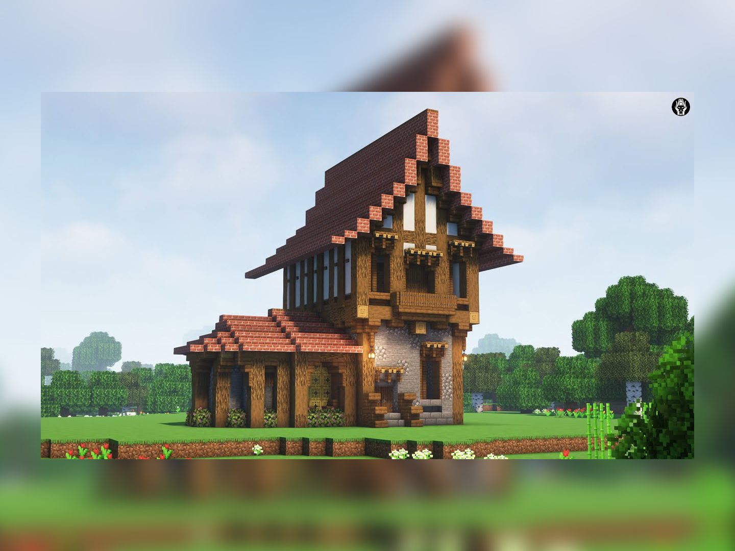 【minecraft建筑教程】中世纪之家教程