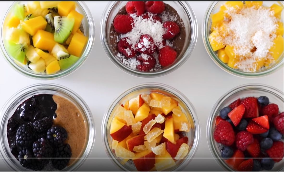 健康早餐 奇亚籽布丁 备餐 MEAL PREP CHIA PUDDING healthy breakfast ideas哔哩哔哩bilibili