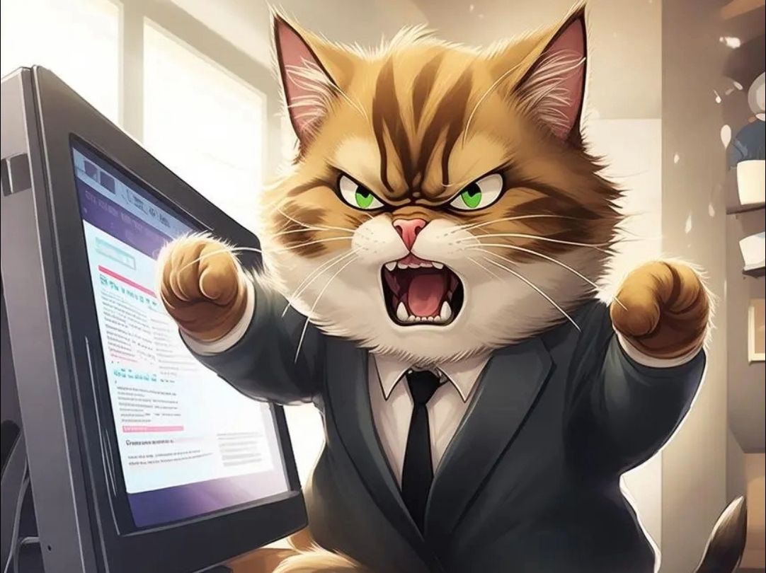 愤怒的打工猫
