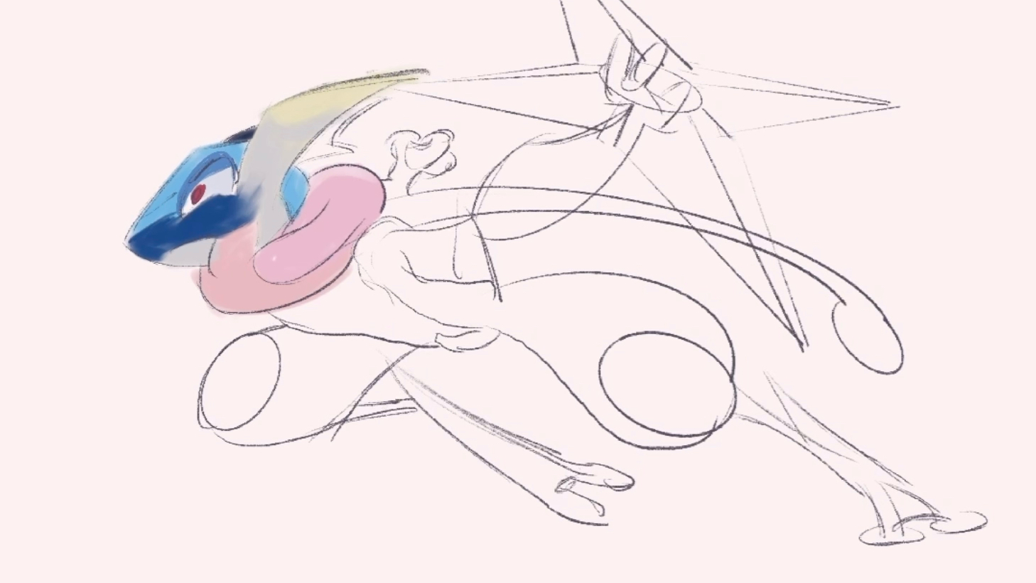 【procreate 23】甲贺忍蛙