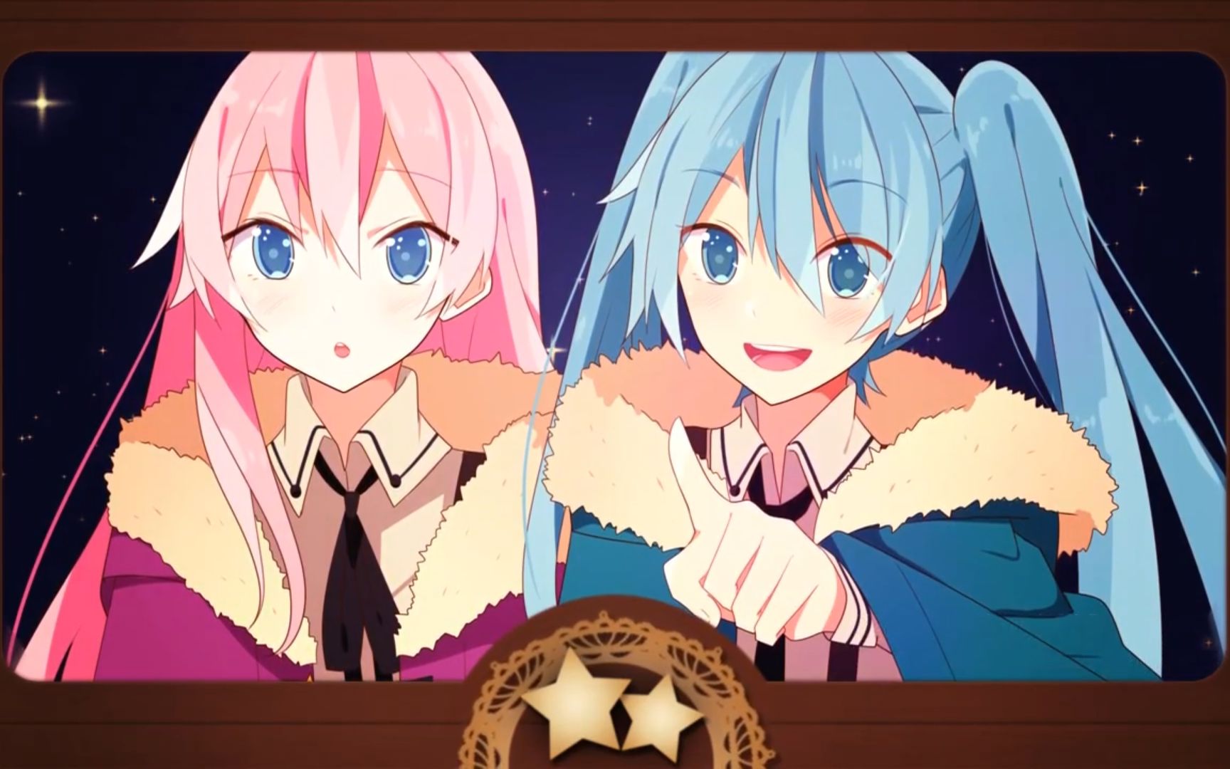 【luka&miku】翻调 フタリボシ_哔哩哔哩 (゜-゜)つロ 干杯~-bilibili