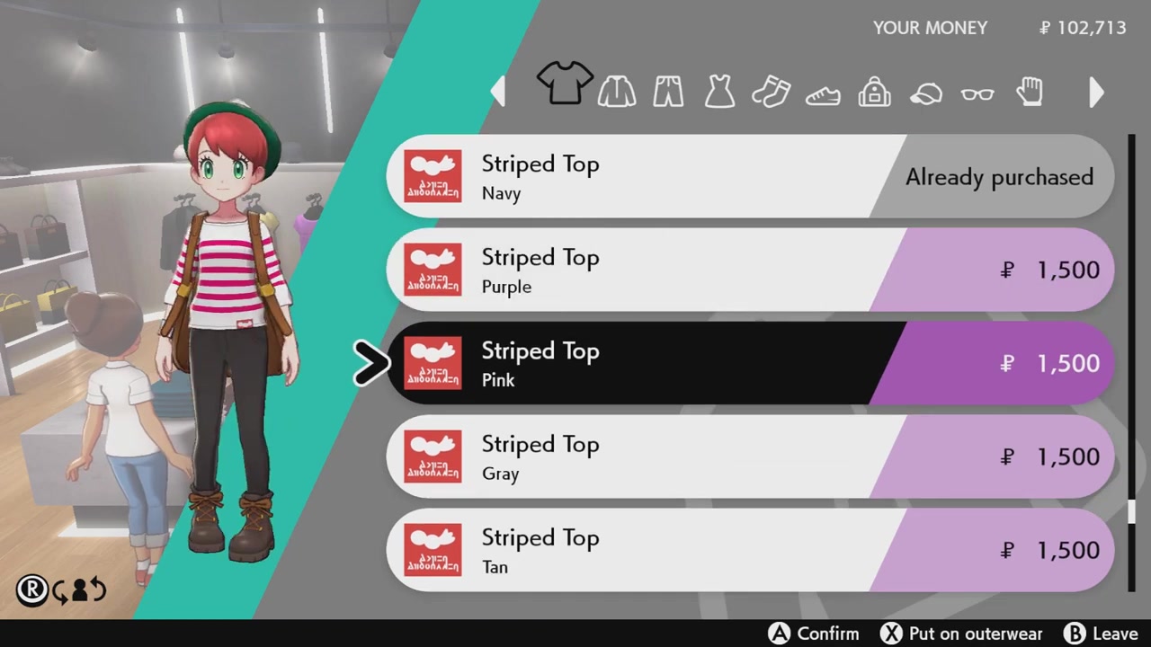 ns宝可梦剑盾搬运男女主角全服装展示未包含发型