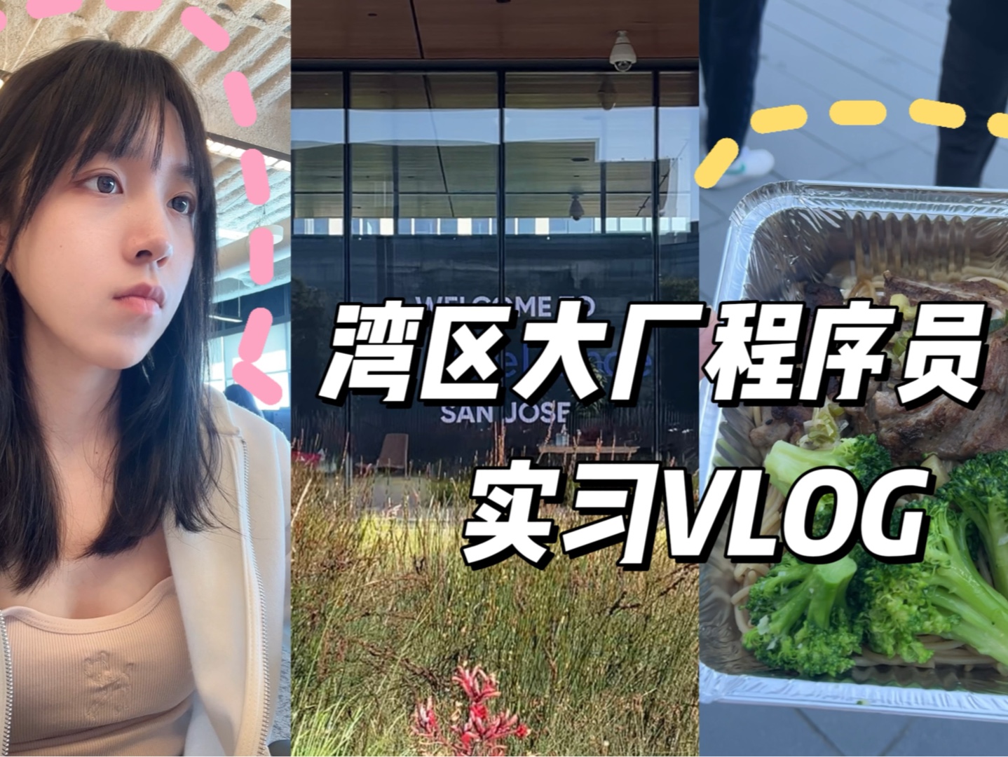 00后清华计算机女大 勇闯湾区大厂|美国实习VLOG哔哩哔哩bilibili