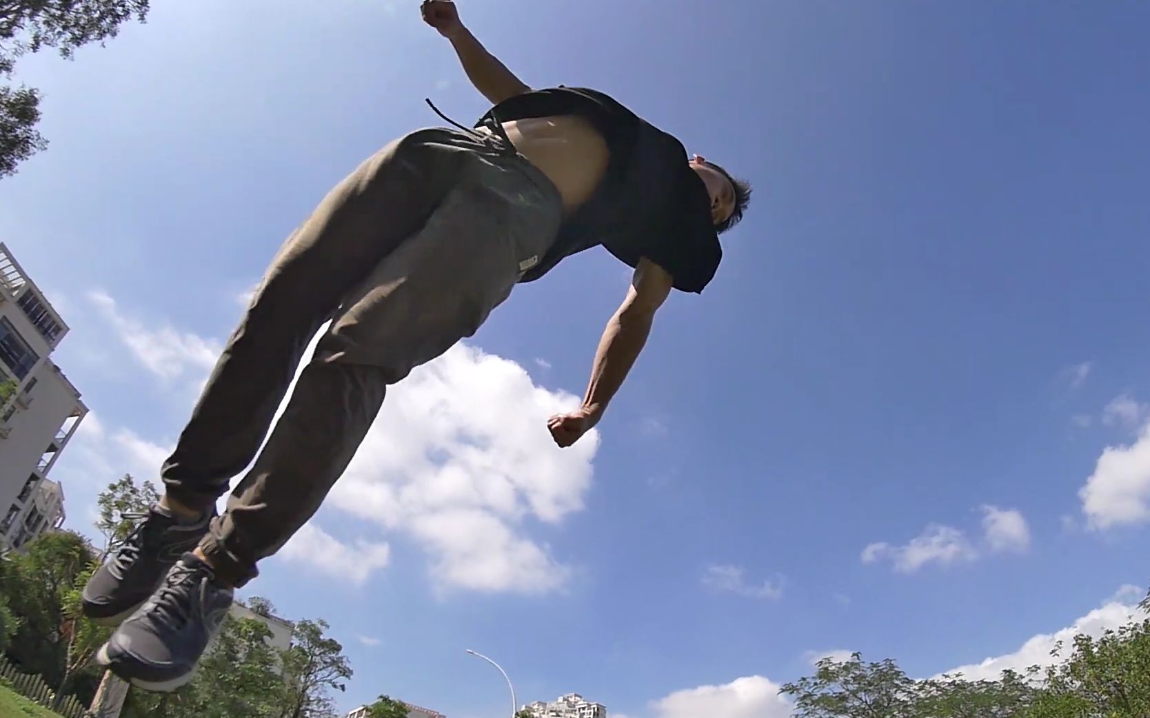 跑酷巨晨2018跑酷freeruning