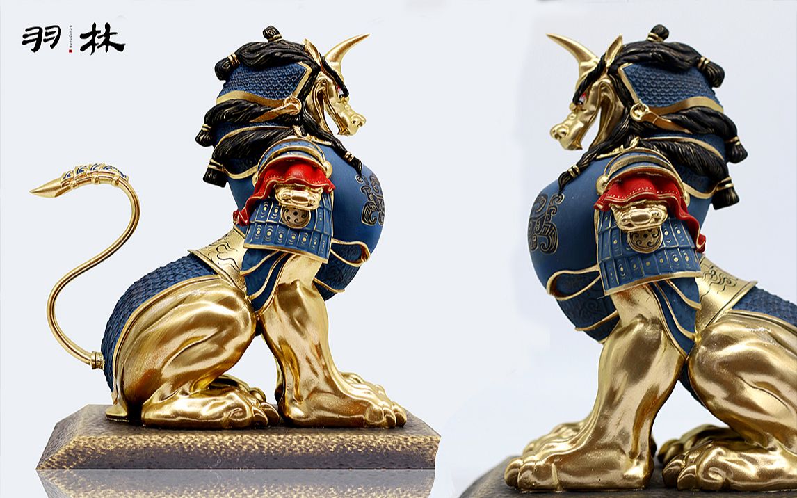 原创国潮将军貔貅,原画cg作品如何产品化,让用户3天入你的坑!