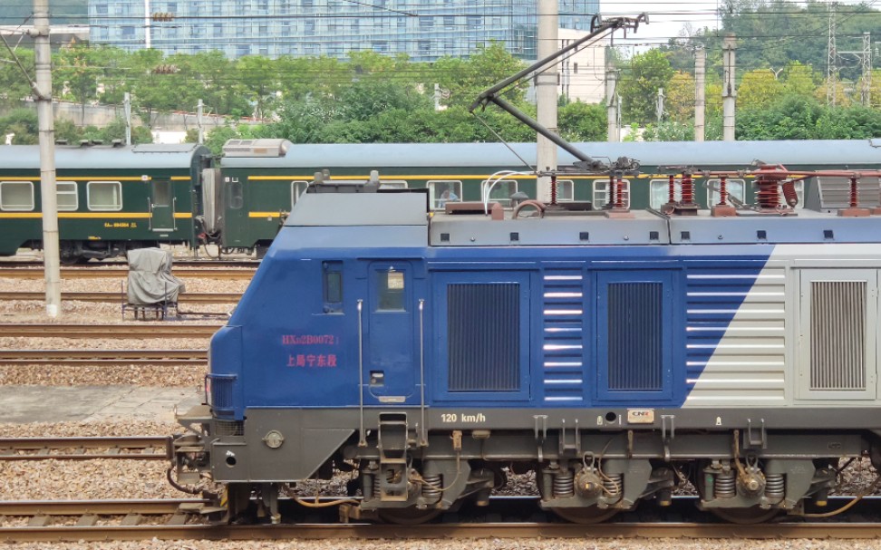 铁路南京站hxd2b加速电机声音