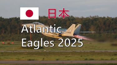 空自】首次北美欧洲远征部署行动“Atlantic Eagles 2025”机队从千岁基地