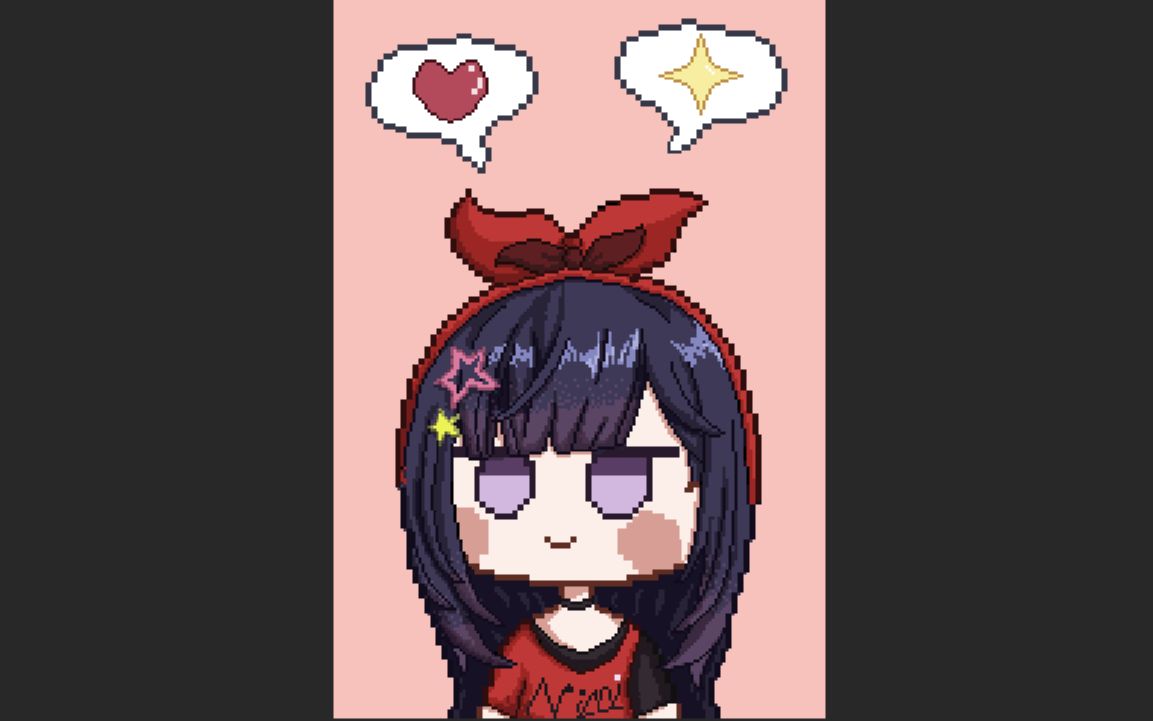 【a-soul/贝拉】画一只像素小贝拉~_哔哩哔哩_bilibili