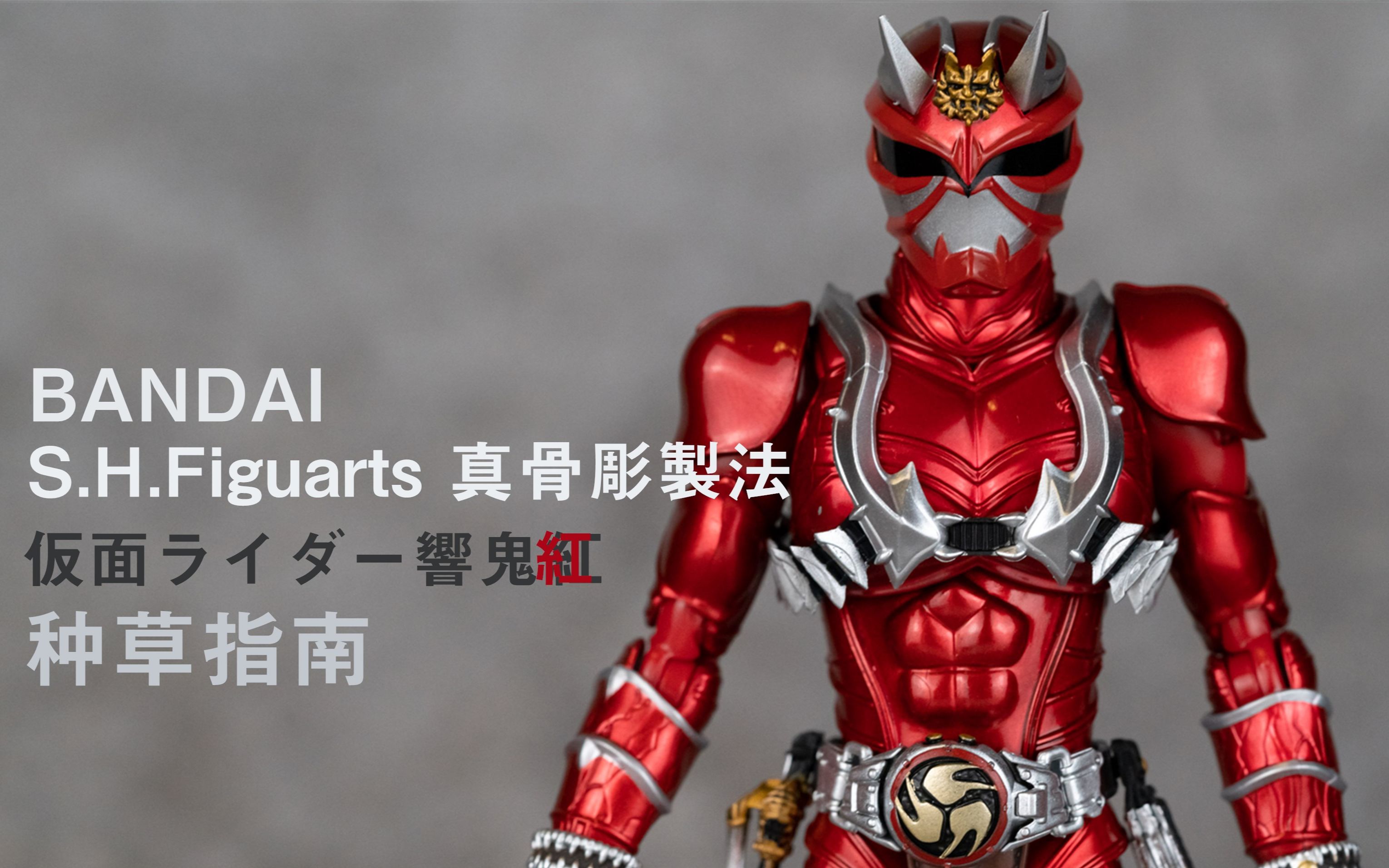 种草指南万代shfiguarts真骨雕制法假面骑士响鬼红