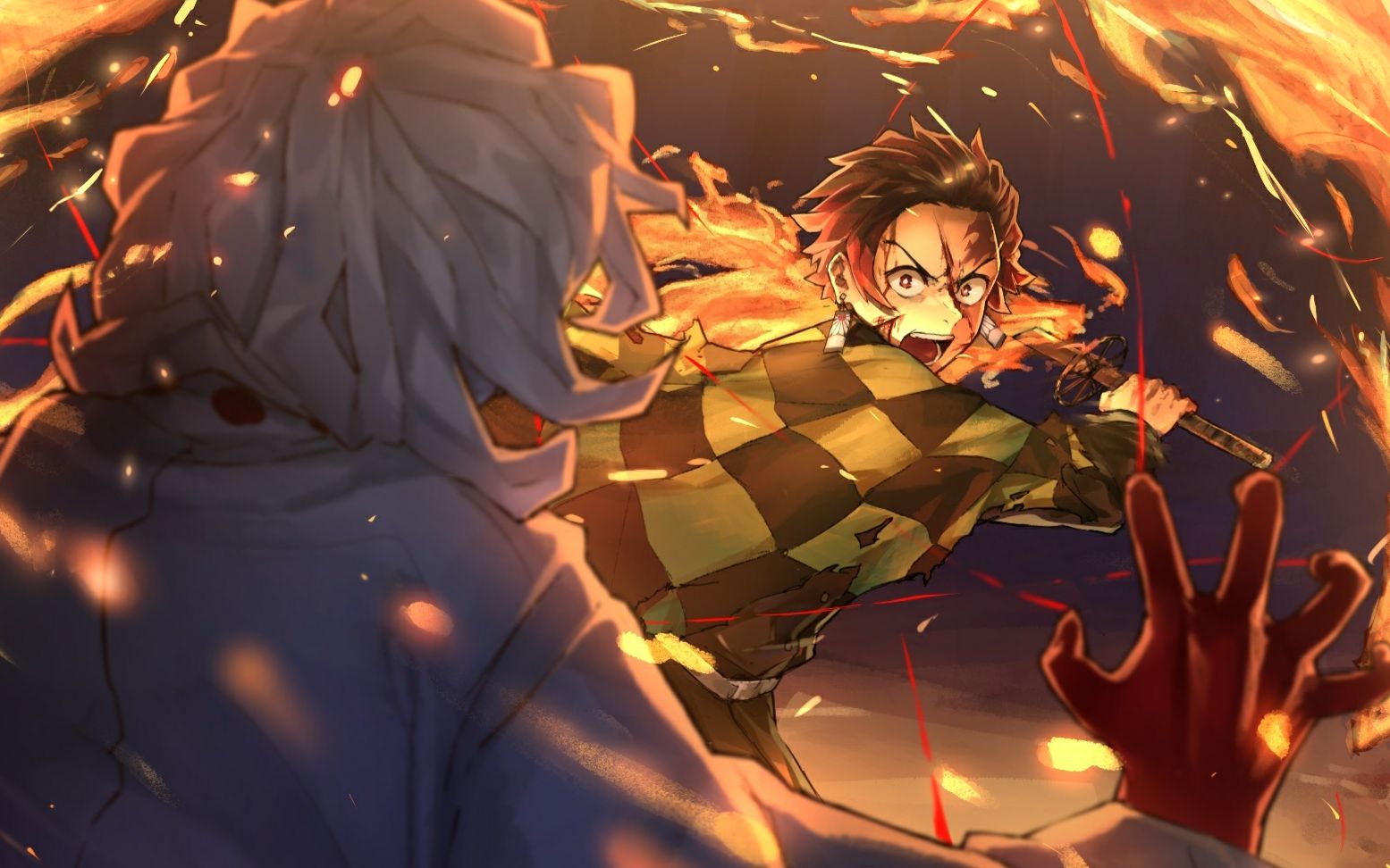 鬼灭之刃战斗瞬间!