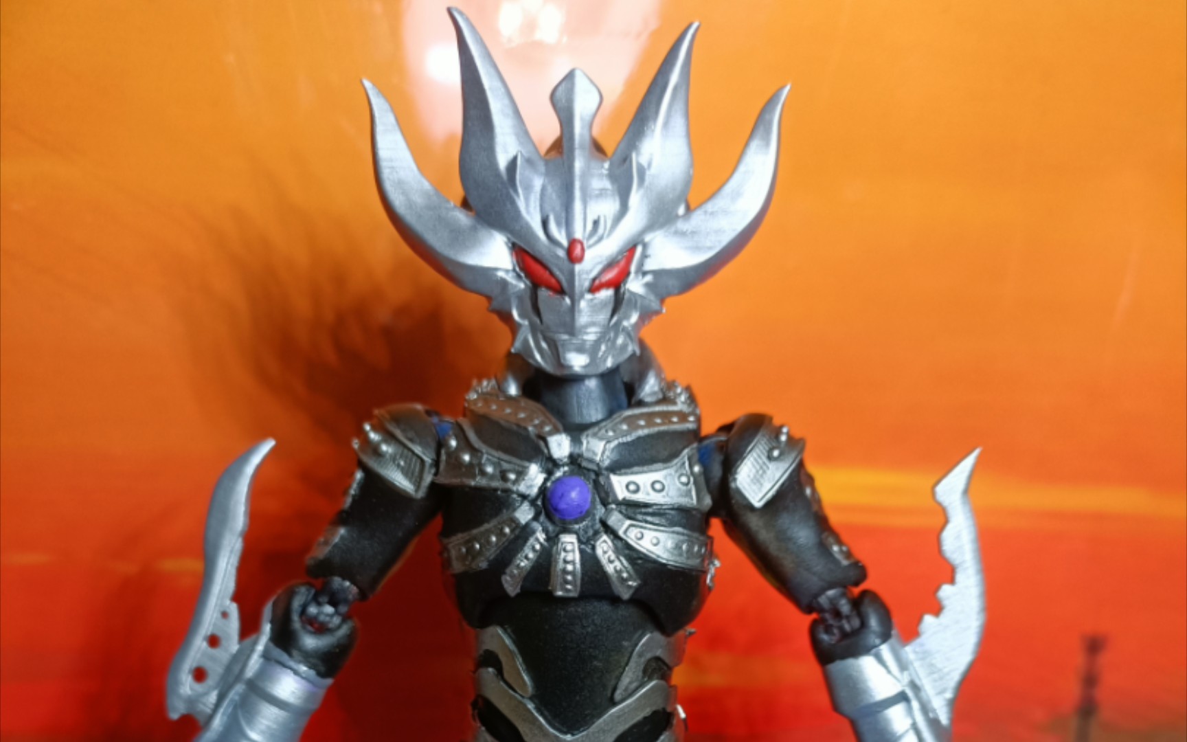 自改shf奥特杀手 展示和部分过程可以利用因子制造邪恶奥特曼奥特曼