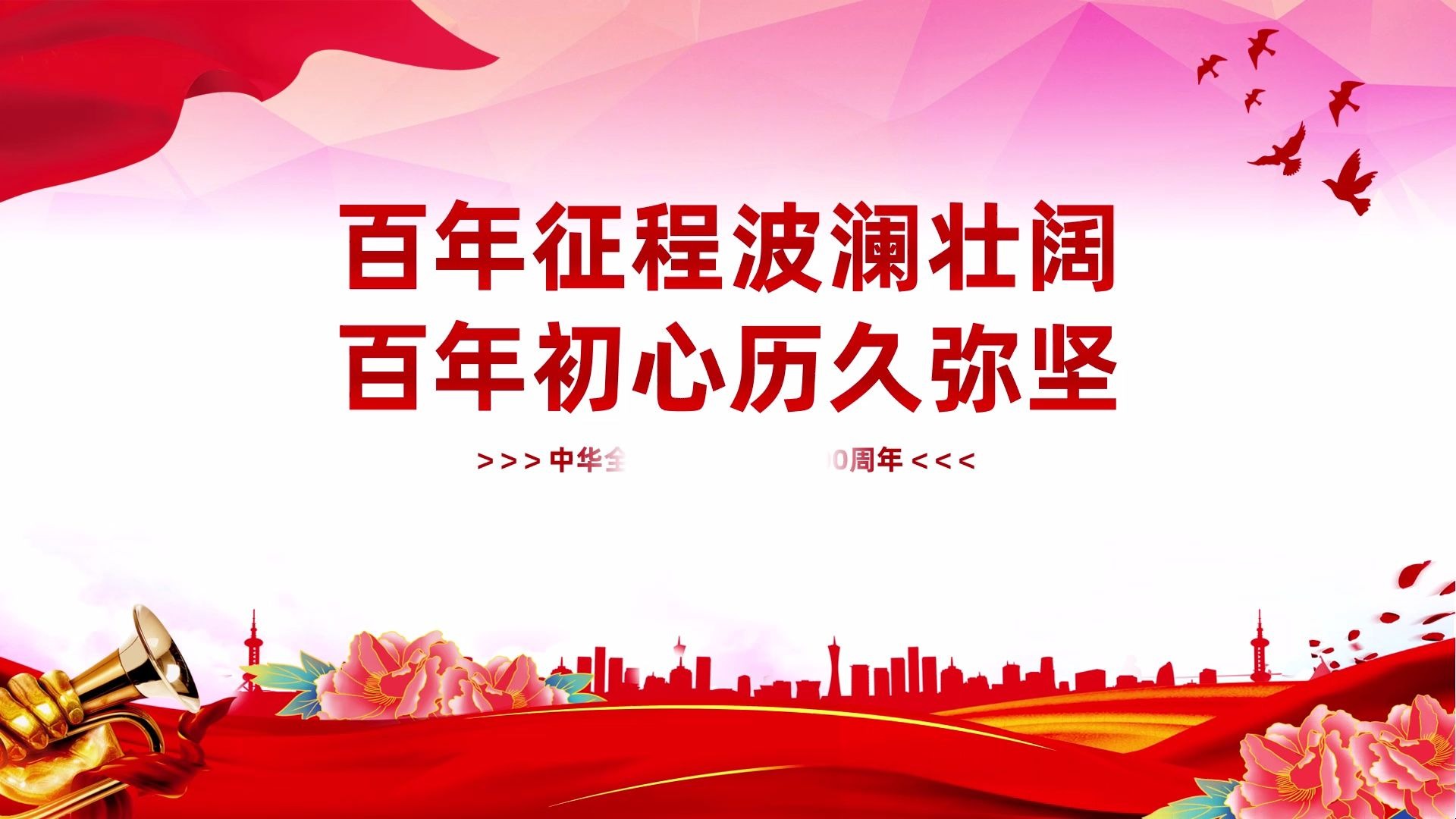 中华全国总工会成立100周年ppt课件