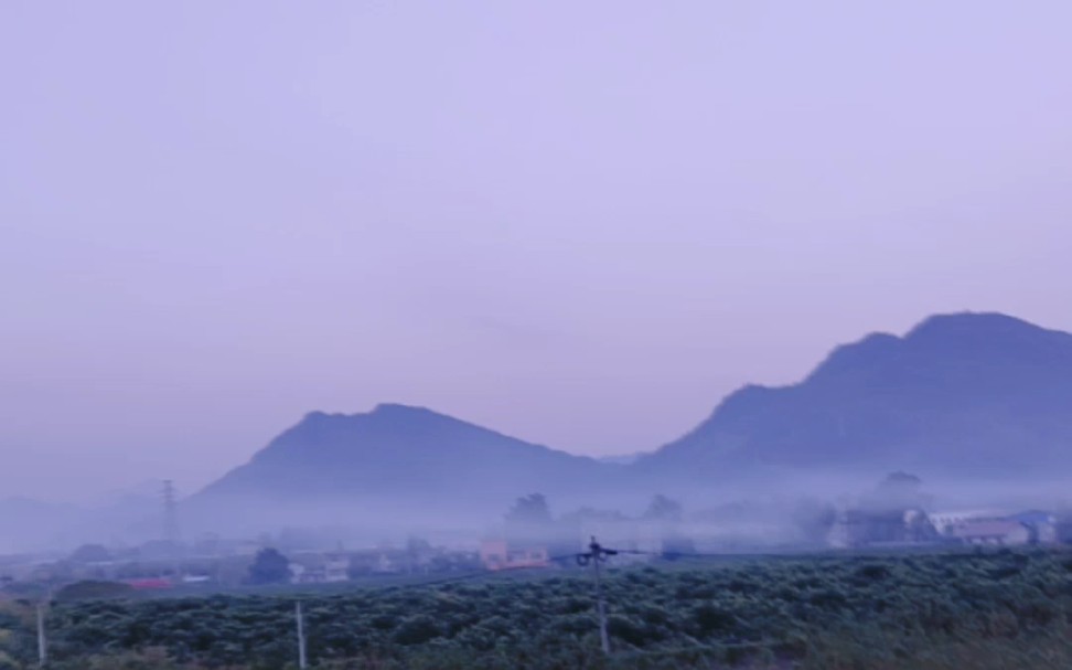 [图]山色空蒙，烟浓百家，乡间美景，亦醉旅人心扉