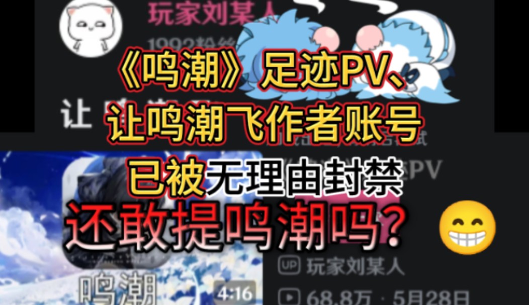 水军发力还是睿站抽风?百万播放《鸣潮》二创作者账号惨遭无理由封禁,真相究竟是什么?剧情