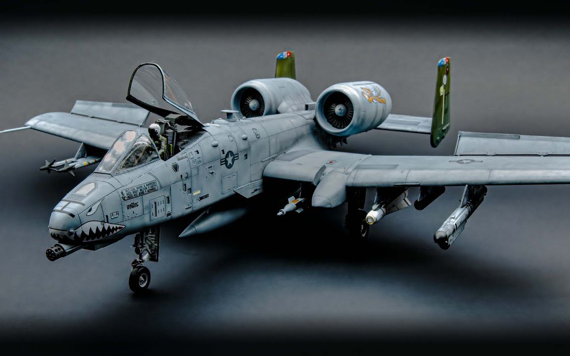 「4k」爱德美 a-10 攻击机模型制作(1/48)