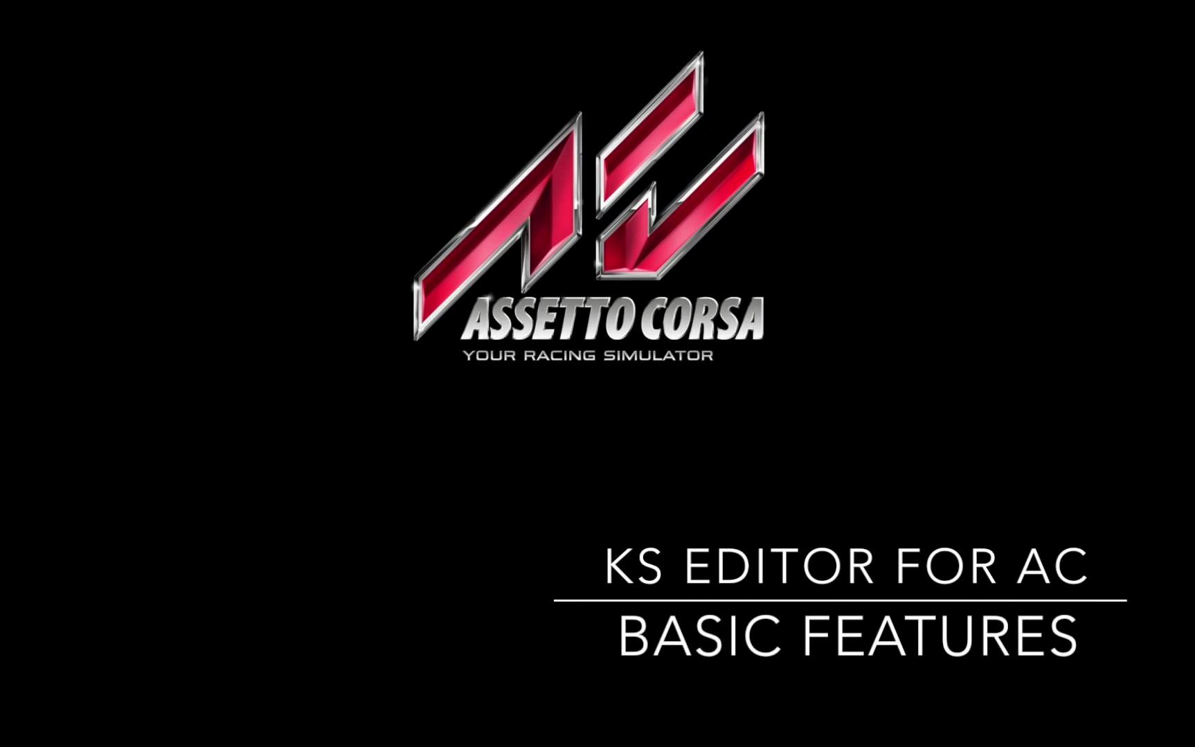 [图]Assetto Corsa kseditor 赛道制作教学视频