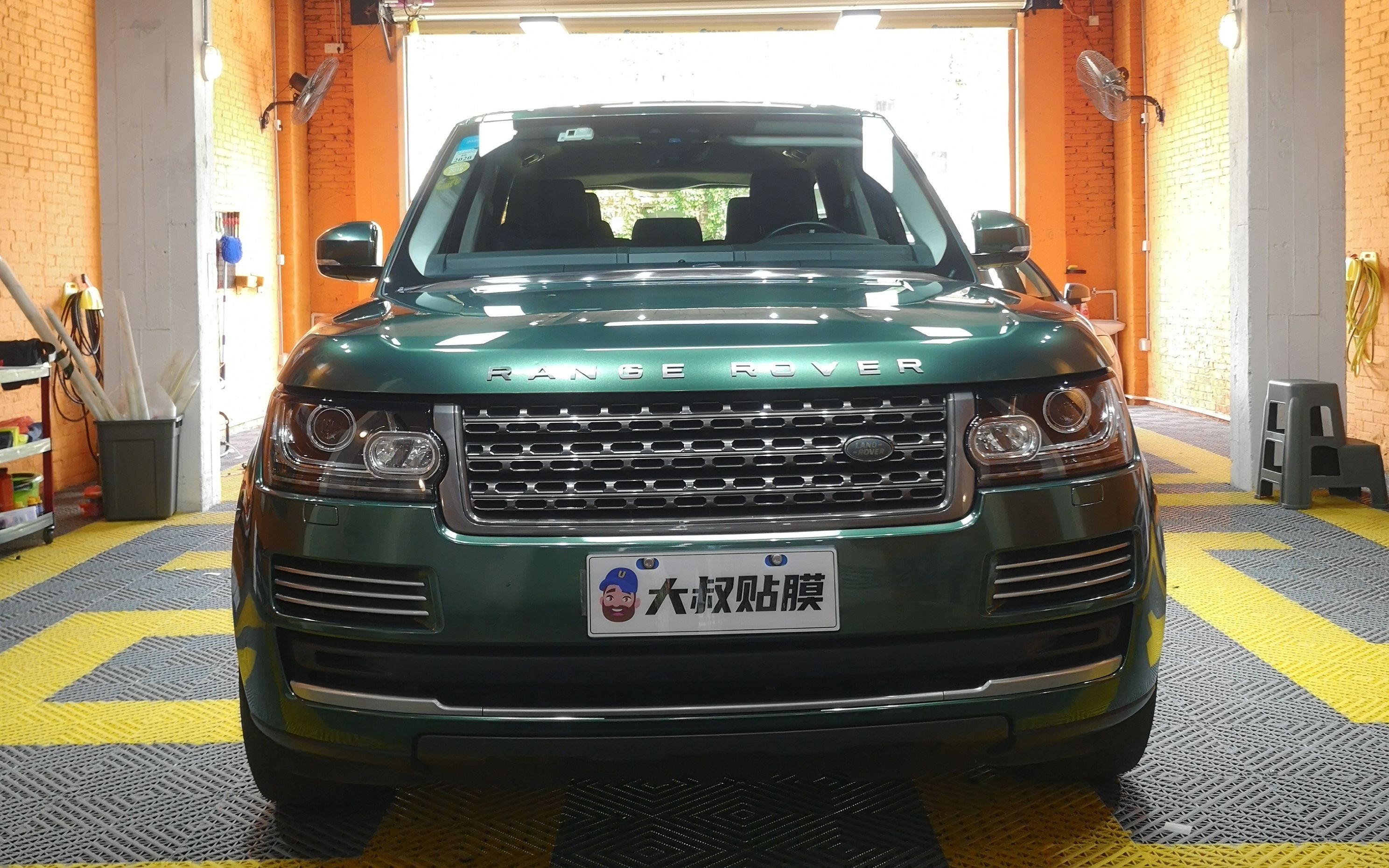 路虎揽胜改色ax翡翠绿