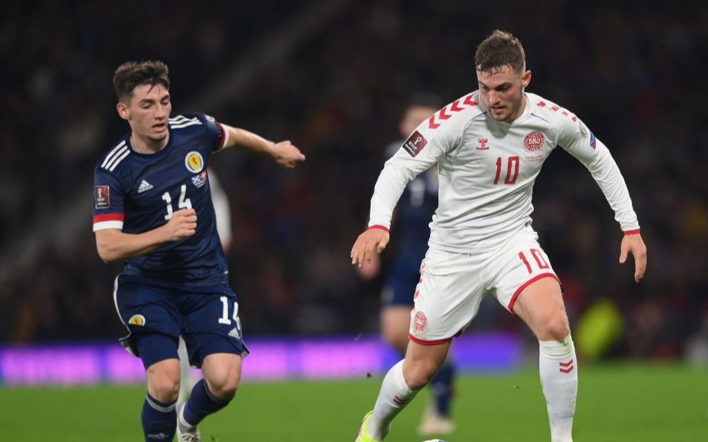 2022世界杯欧洲区预选赛小组赛第10轮 苏格兰vs丹麦 全场集锦_哔哩