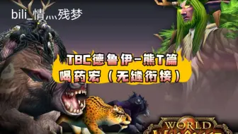 【情灬残梦】+《魔兽世界TBC》+熊T喝药宏（无缝衔接）