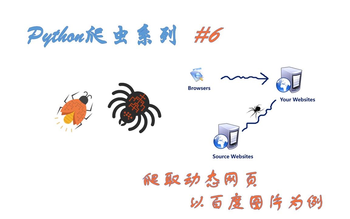 python爬虫动态网页爬取以百度图片为例