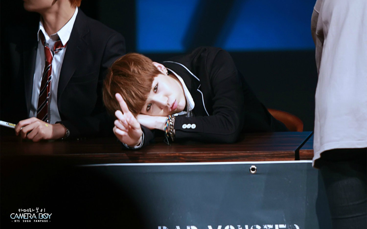 【防弹少年团】140302 木洞 粉丝签名会 suga focus