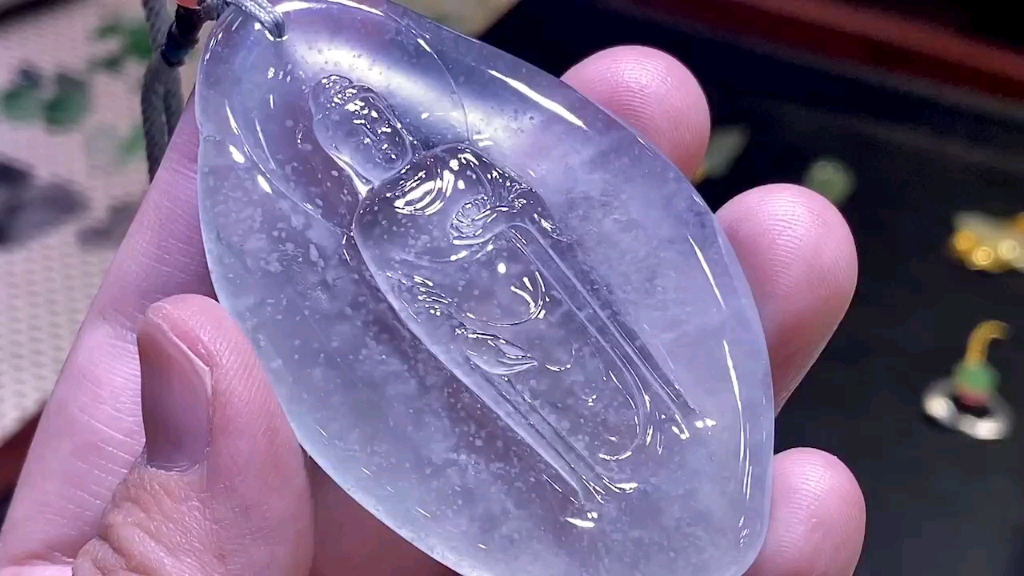 翡翠翡翠高冰木那雪花棉大日如来