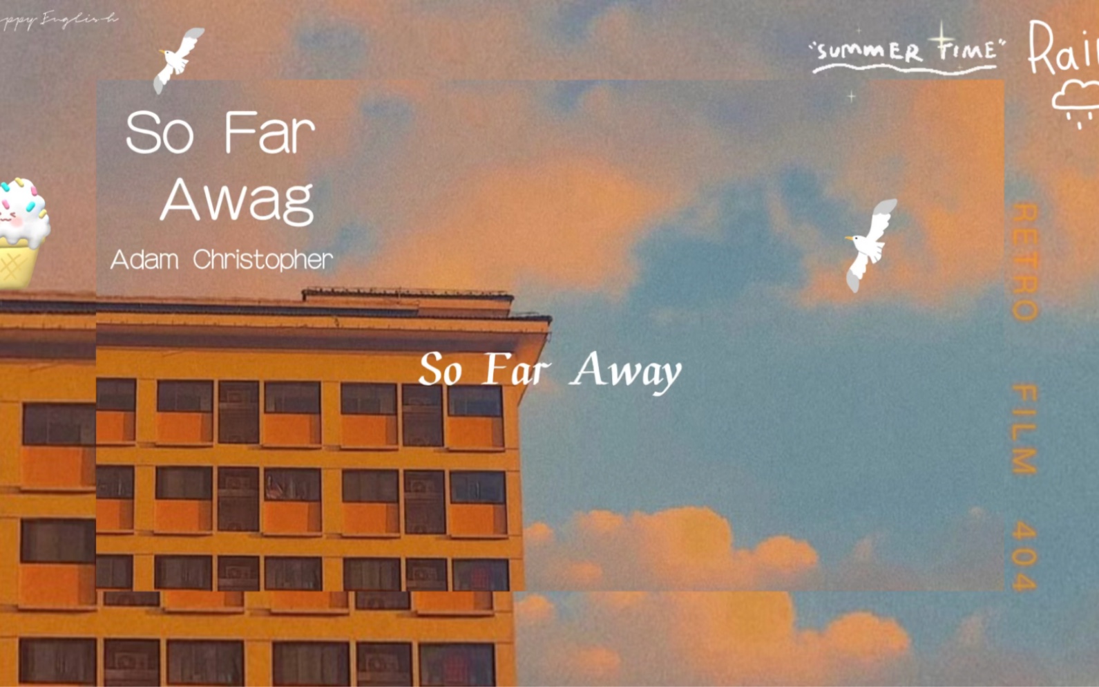 [图]翻译版本《So Far Away))