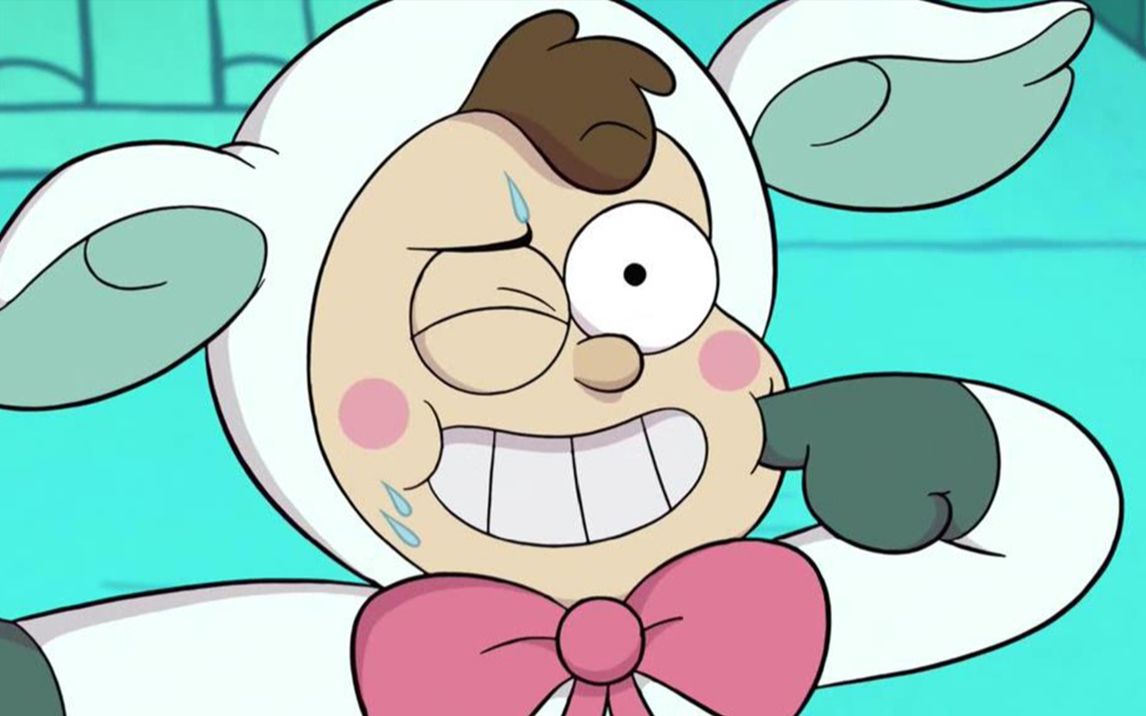 怪诞小镇被玩坏了的迪普卖萌踩点