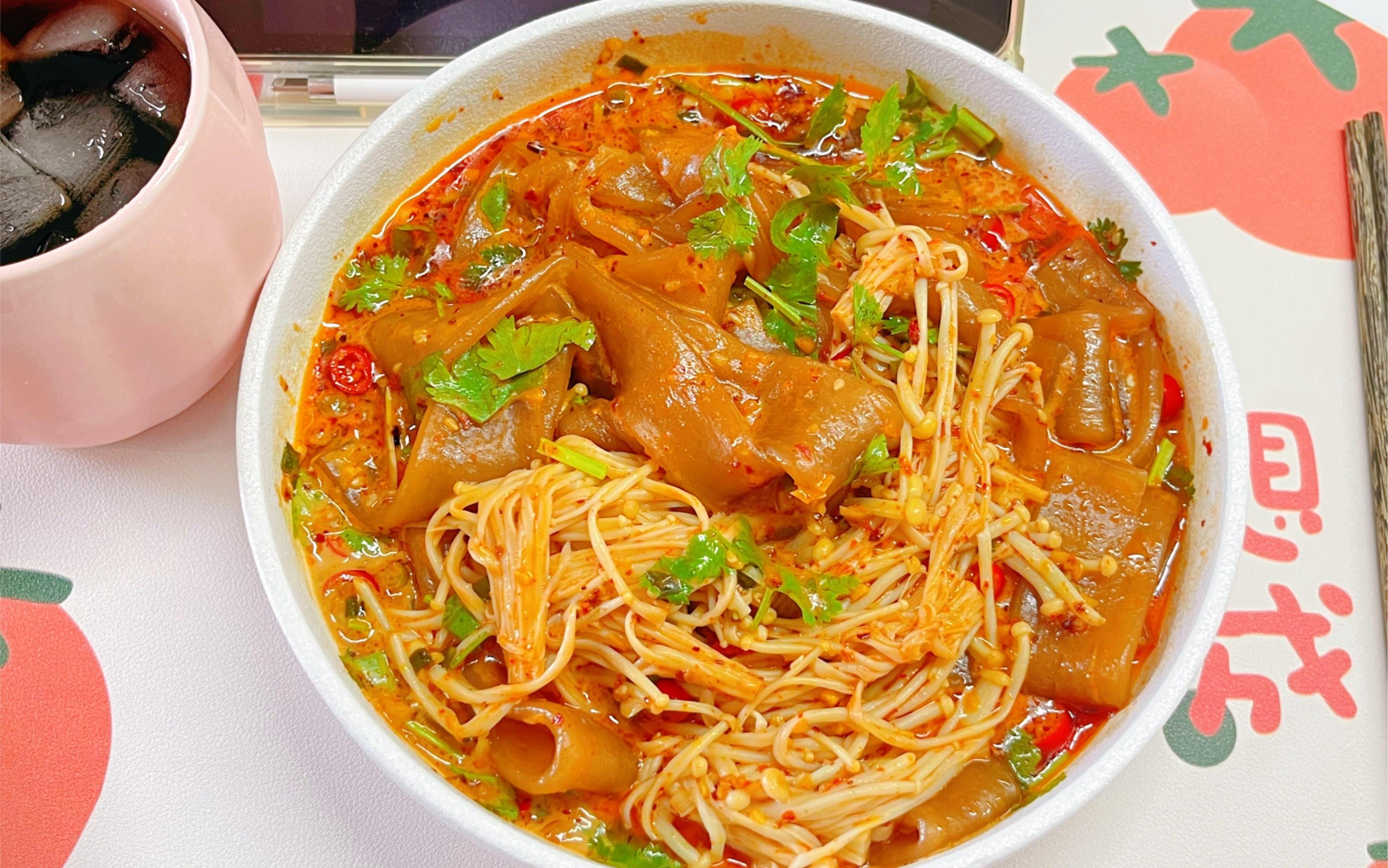 麻酱 流汁 金针菇宽粉 妙!