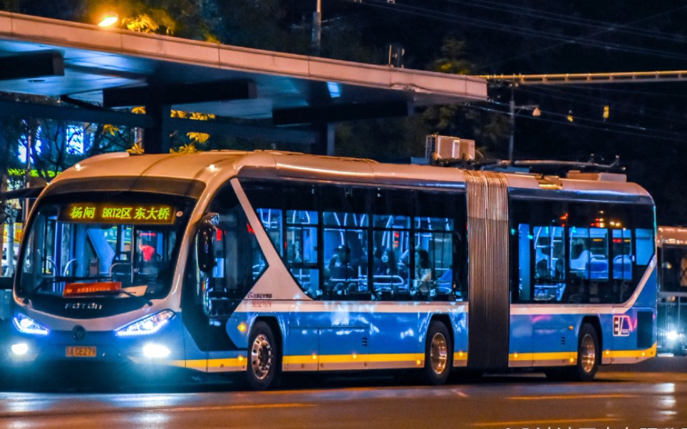 北京公交【朝阳路快速公交:快速公交2线东大桥区间】东大桥方向pov