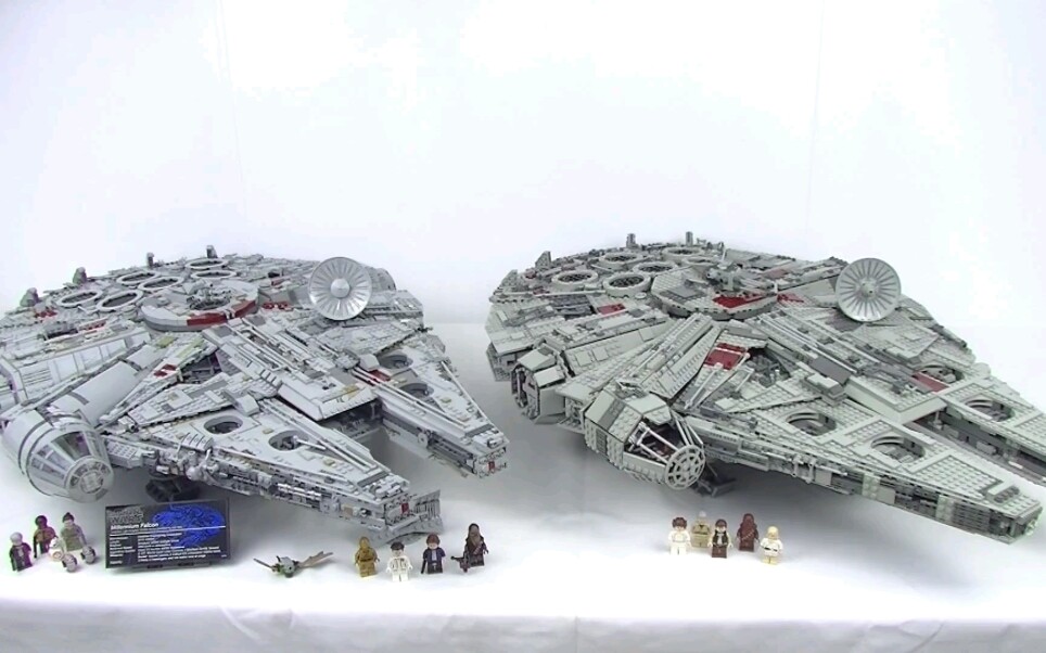 lego 星球大战 ucs 千年隼 10179 vs 75192 对比