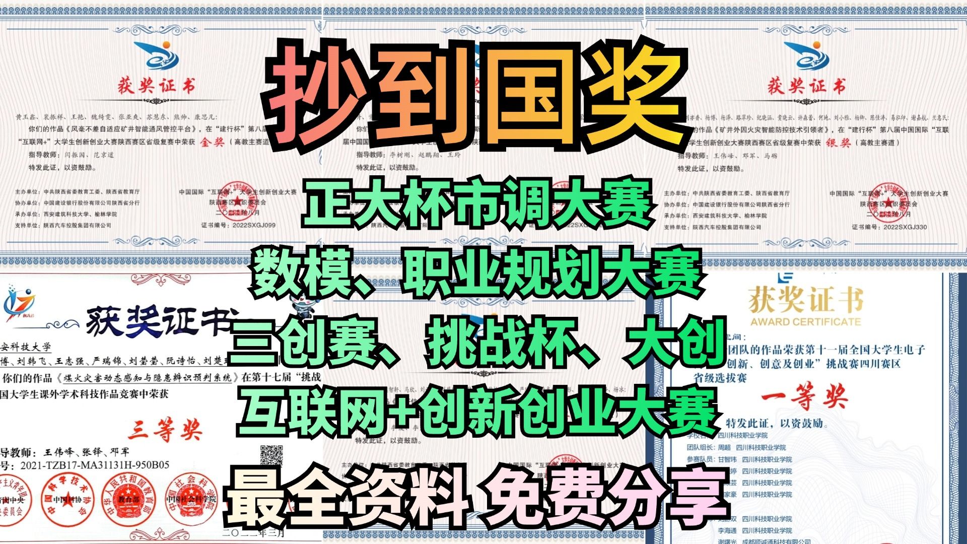 互联网+大赛、挑战杯、三创赛计划书如何写?��2025年双创比赛适用!干货分享| 大学生创新创业大赛|互联网+本科生创意组|青红旅赛道创意组创业组|经...